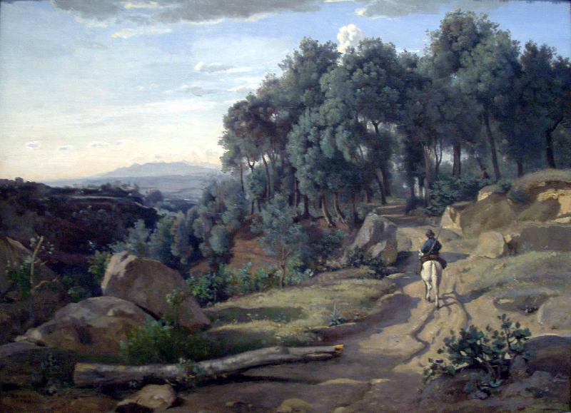 Jean-Baptiste-Camille Corot A View near Volterra oil painting picture